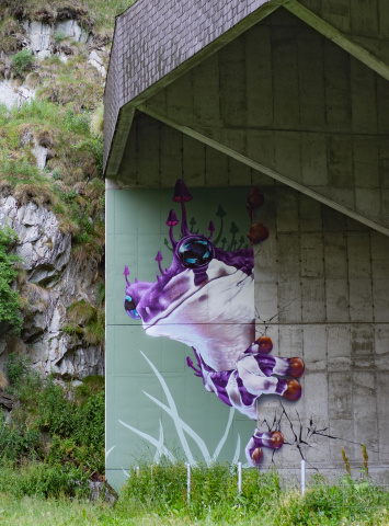 Andermatt_art_trail_mural_graffiti_frog