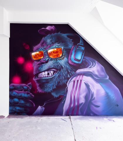 funky_monkey_ii_2_graffiti_mural_spray_malik_streetart