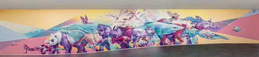 Animals Crossing 1 JVA Lenzburg Graffiti Gefängnis Kunst